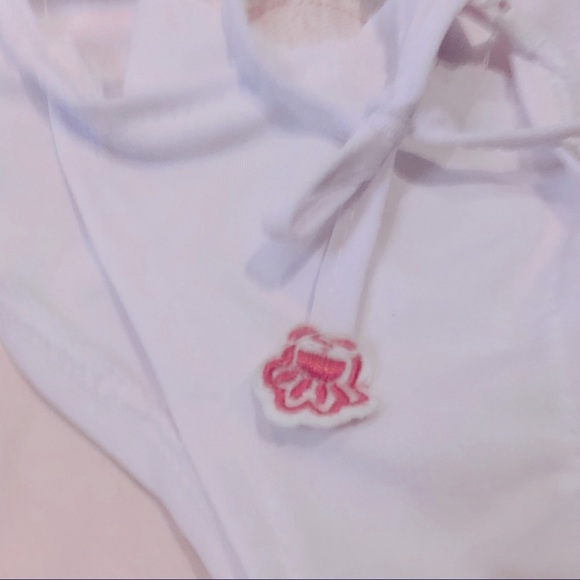 White and Pink Kitten Lingerie Set - Picture 3 of 4